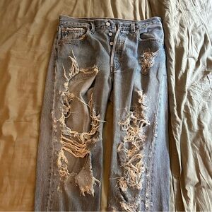 Levi's Classic Light Blue Denim Jeans